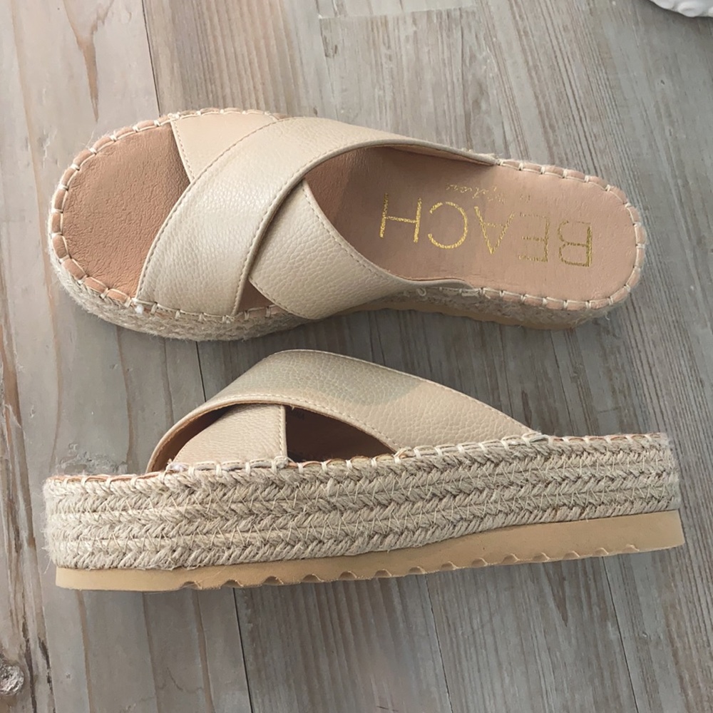 BEACH by Matisse platform sandals NWT